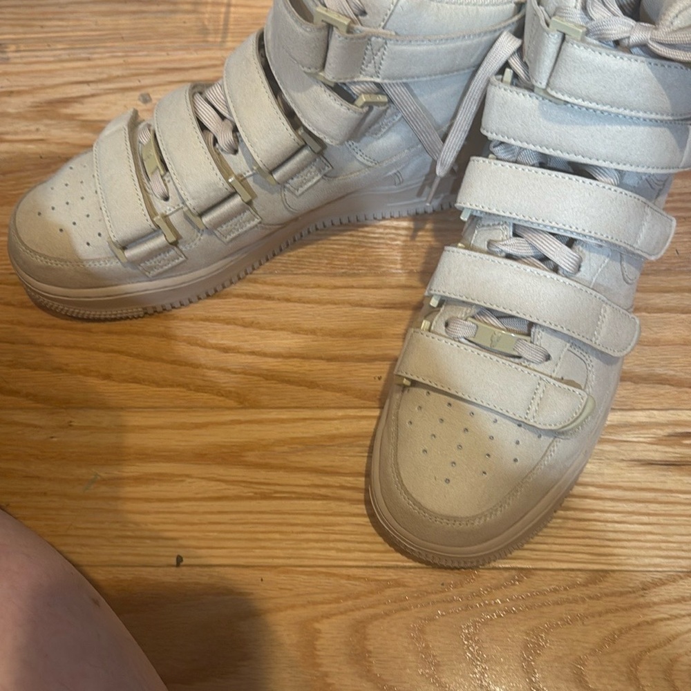 Nike Beige High-Top Sneakers
